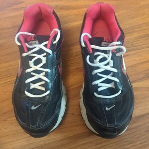 Nike Black and Pink Sneakers